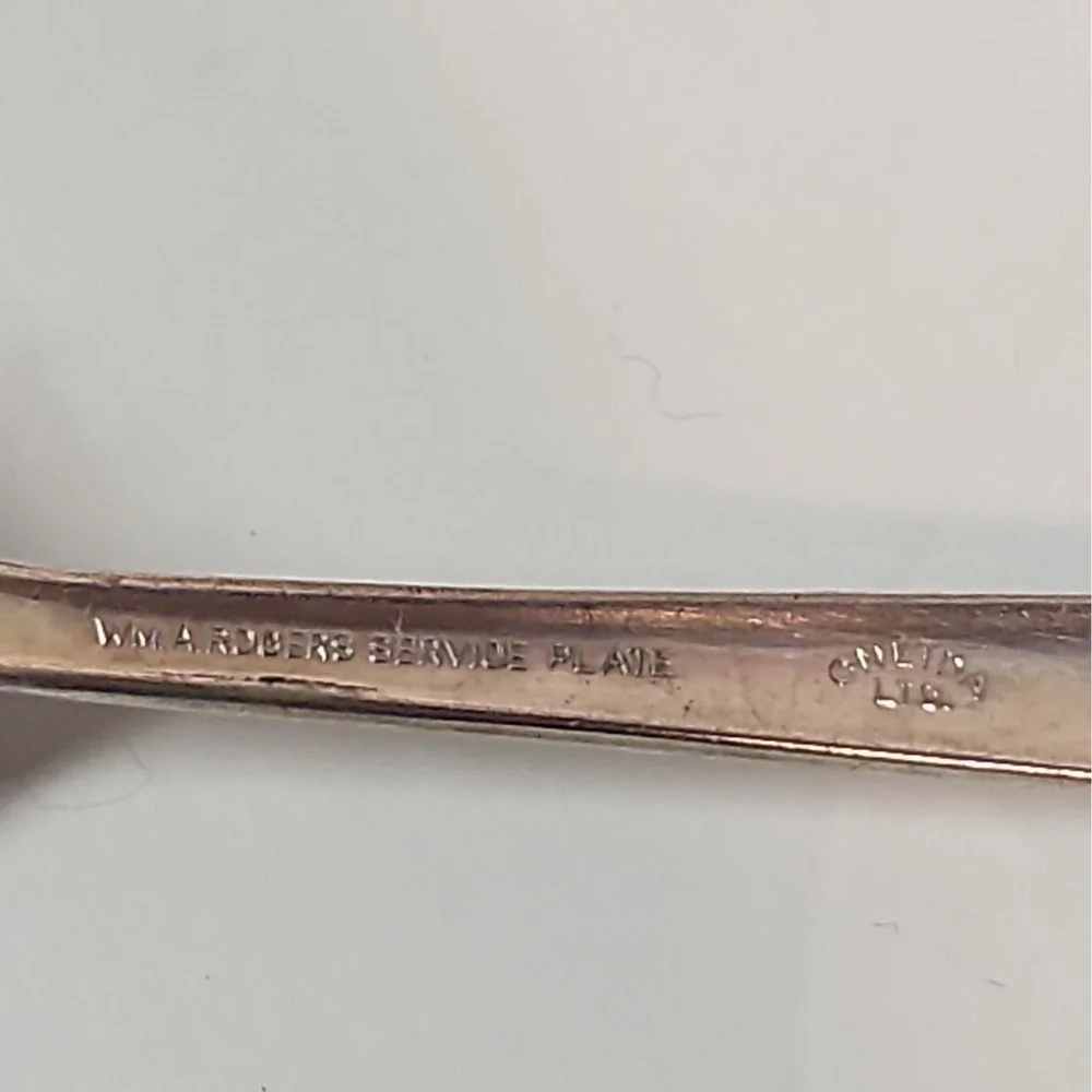 Set x 4 Wm A Rogers Oneida Harmony Salad Dessert Forks 1938 Silverplate VTG